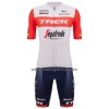 Set Fietsshirt + Korte Koersbroek 2023 Trek-Segafredo Rood Wit
